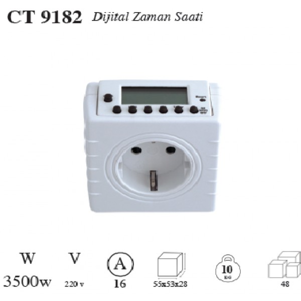 CATA 3500 W DİJİTAJ ZAMAN SAATİ